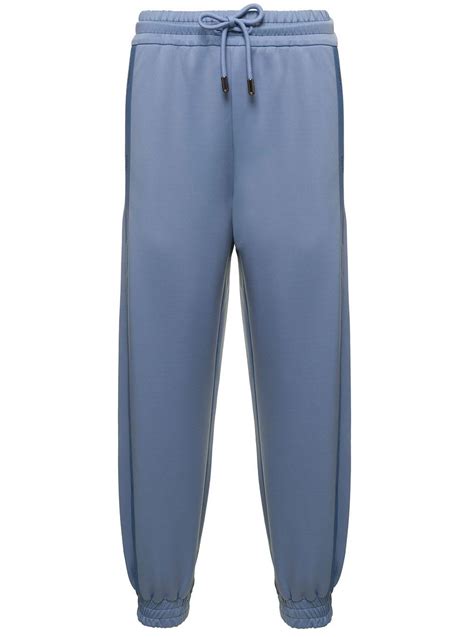 fendi blu cinta|fendi pants.